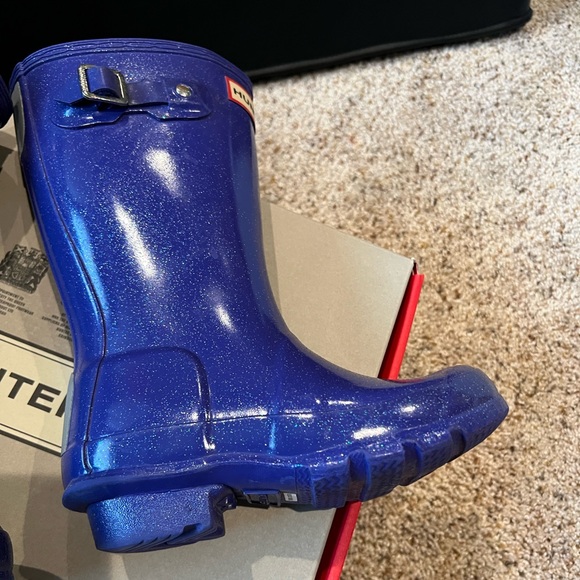 Hunter Original Kids Starcloud boots in Electric Storm - Picture 10 of 16